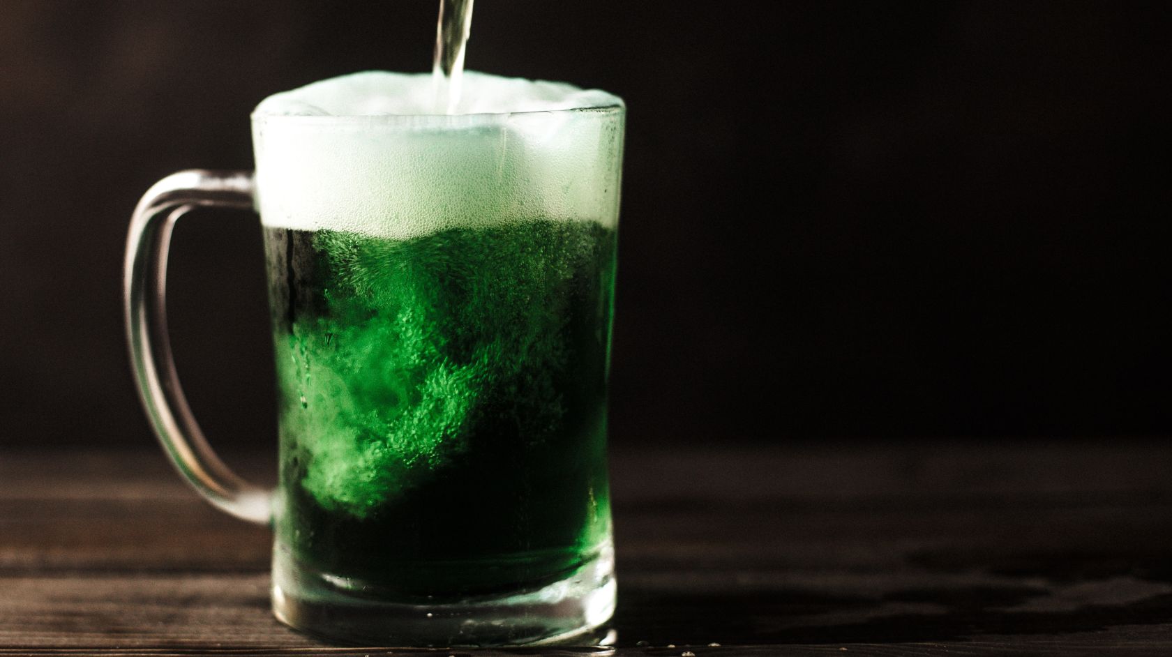 A Glass Mug On A Table for St. Patty's Day